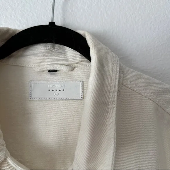 [BLANKNYC] Off-White Denim Jacket - Size Small, Relaxed Fit