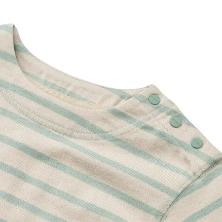 Blue & Sand Stripe Farah Jumper