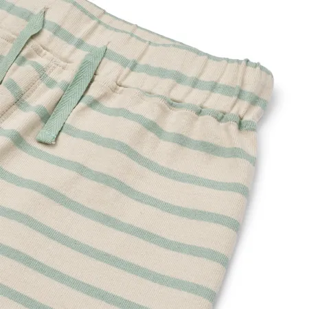 Blue & Sand Stripe Valdis Shorts