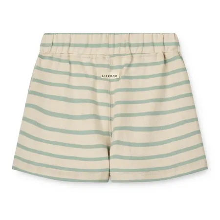 Blue & Sand Stripe Valdis Shorts