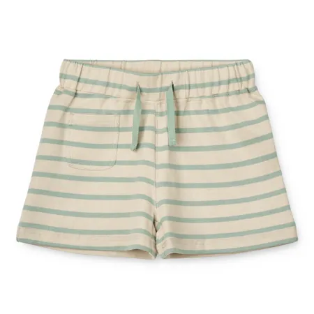 Blue & Sand Stripe Valdis Shorts