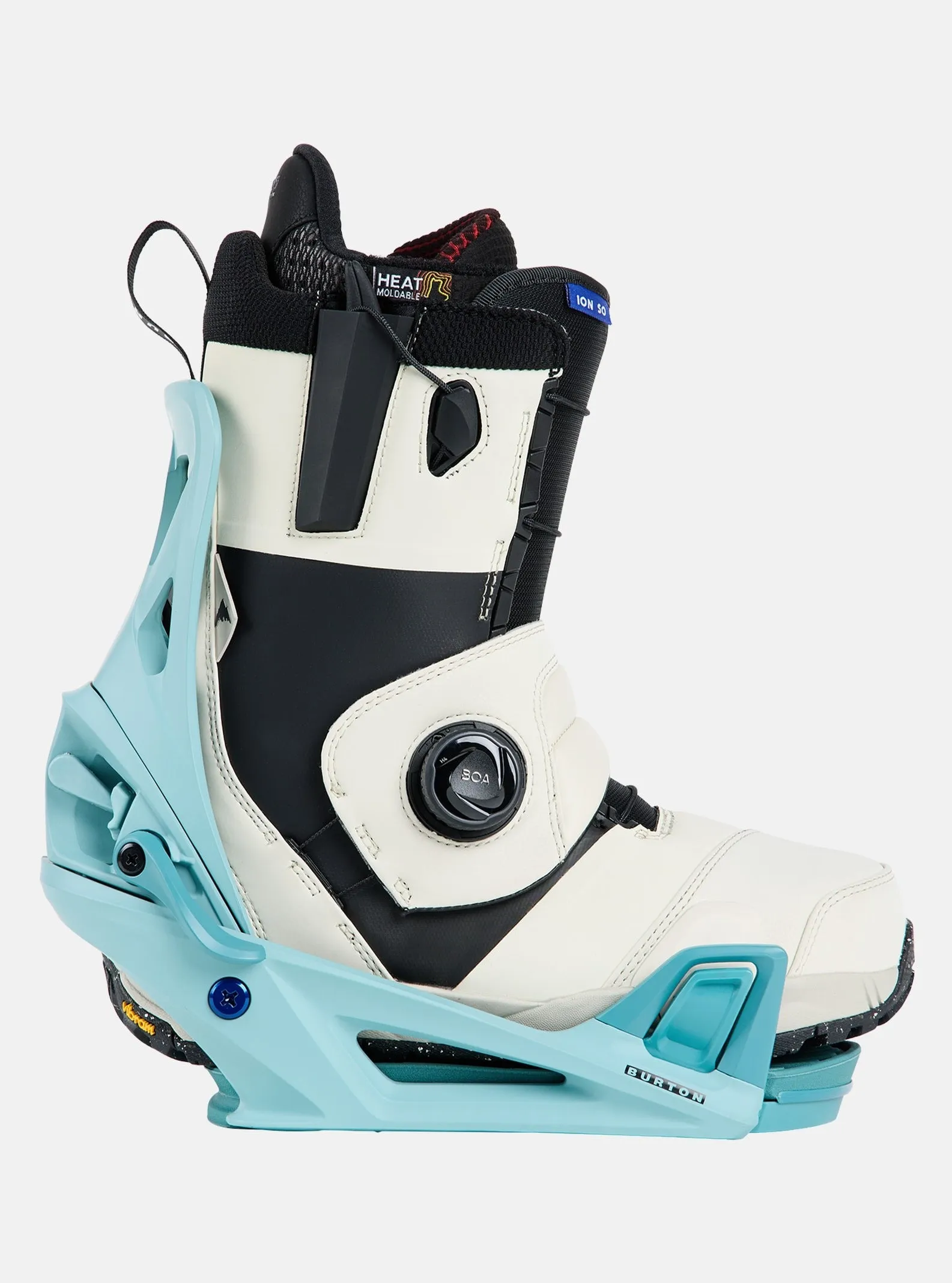 Burton Men's Step On® Re:Flex Snowboard Bindings Rock Lichen 2024