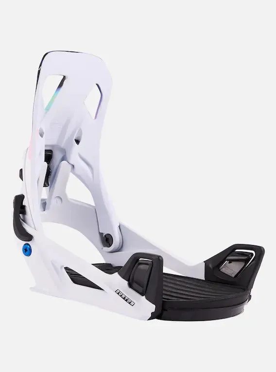 Burton Men's Step On® Re:Flex Snowboard Bindings White/Cloud Burst 2023
