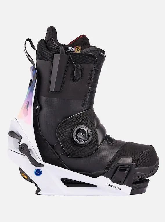 Burton Men's Step On® Re:Flex Snowboard Bindings White/Cloud Burst 2023