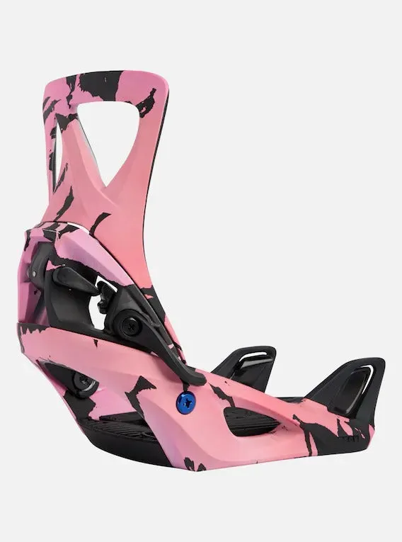 Burton Women's Step On® Re:Flex Snowboard Bindings Pink/Black 2023