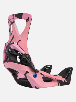 Burton Women's Step On® Re:Flex Snowboard Bindings Pink/Black 2023