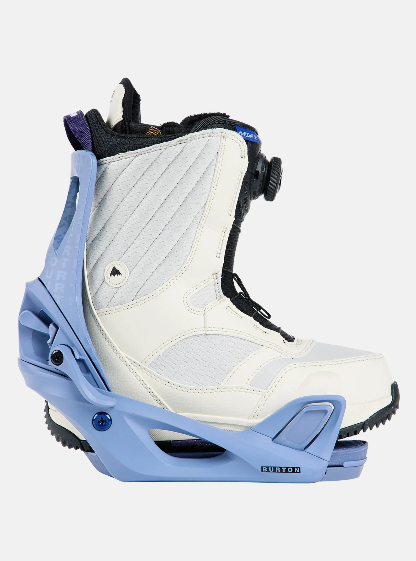 Burton Women's Step On® Re:Flex Snowboard Bindings Slate Blue/Logo 2024