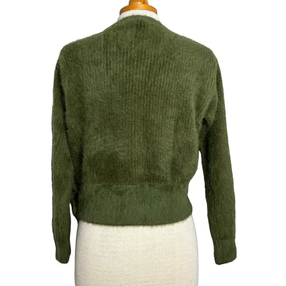 Butterfly Effect Green Belted Sweater