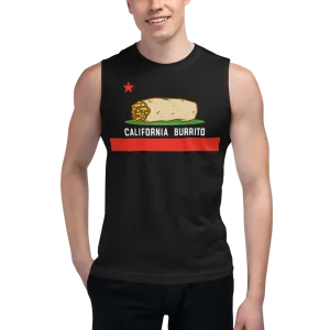 California Burrito Men's Black Muscle Shirt