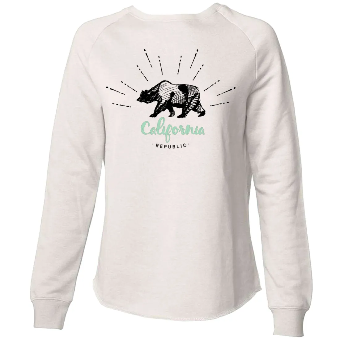 California Republic Stencil Super Soft Crewneck Sweater