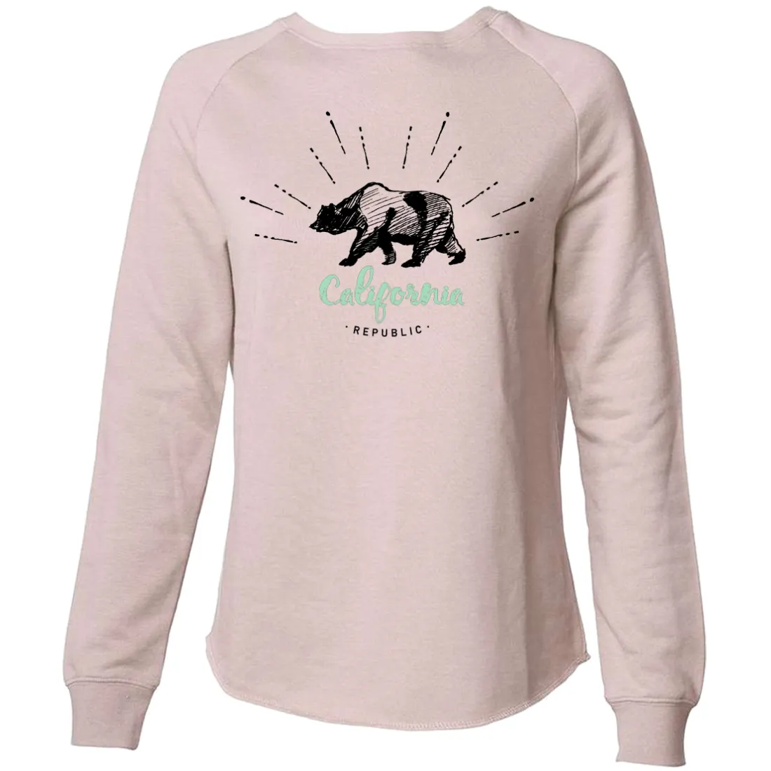 California Republic Stencil Super Soft Crewneck Sweater