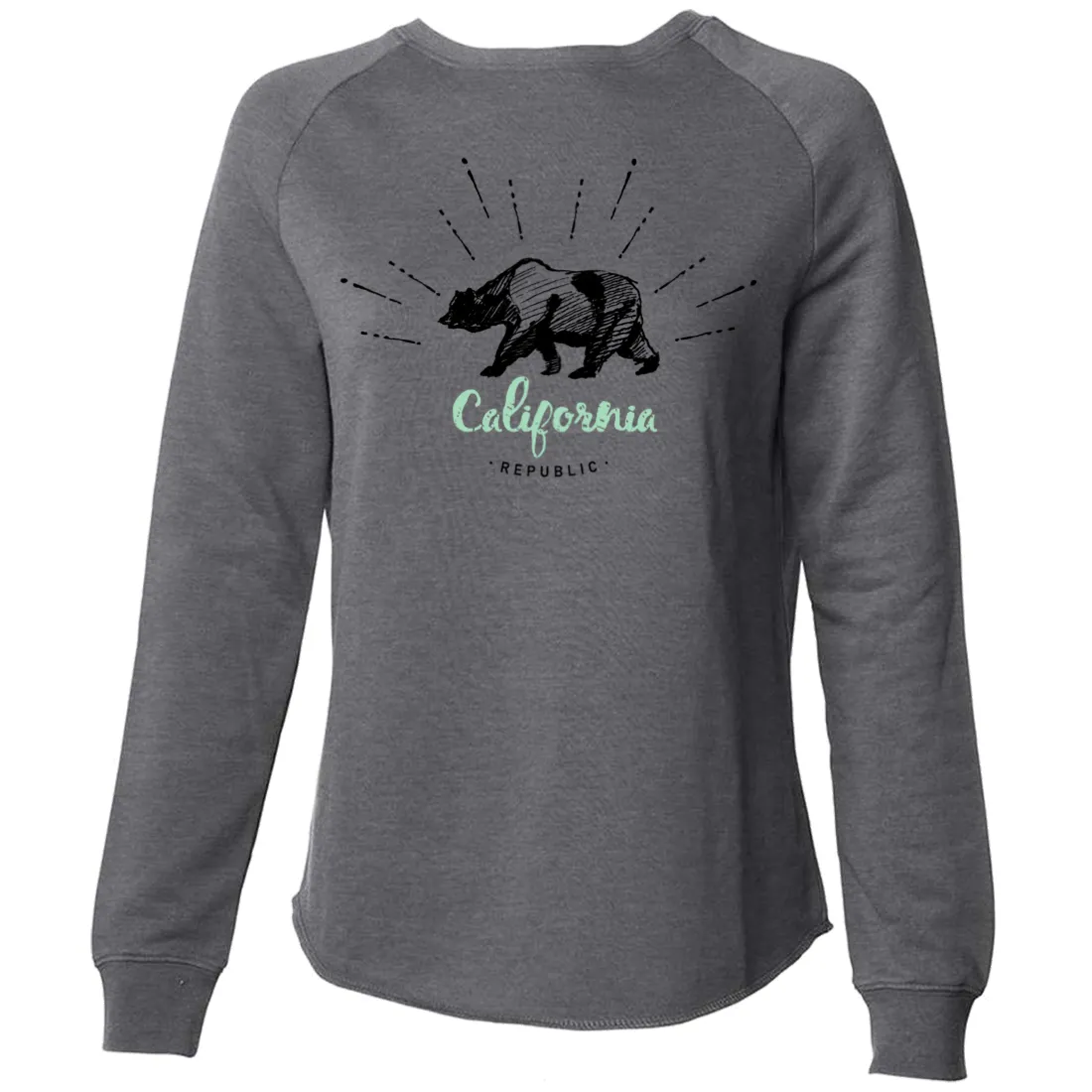 California Republic Stencil Super Soft Crewneck Sweater