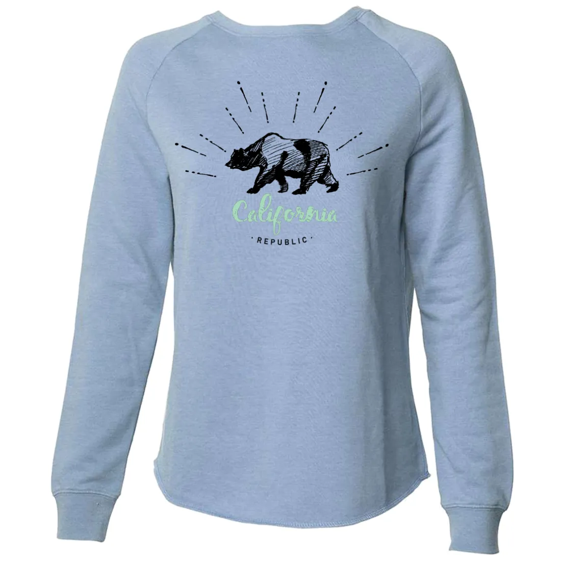 California Republic Stencil Super Soft Crewneck Sweater