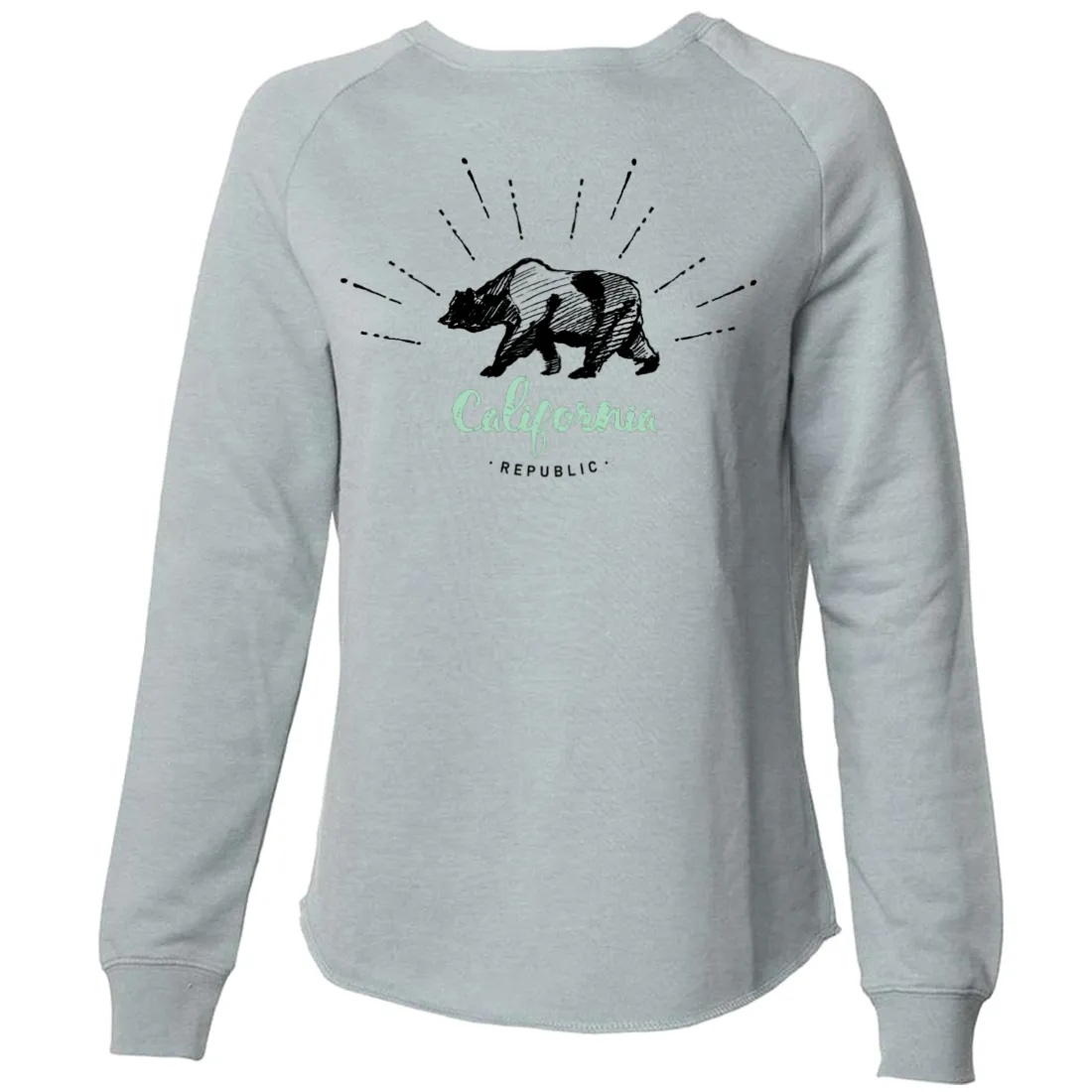California Republic Stencil Super Soft Crewneck Sweater
