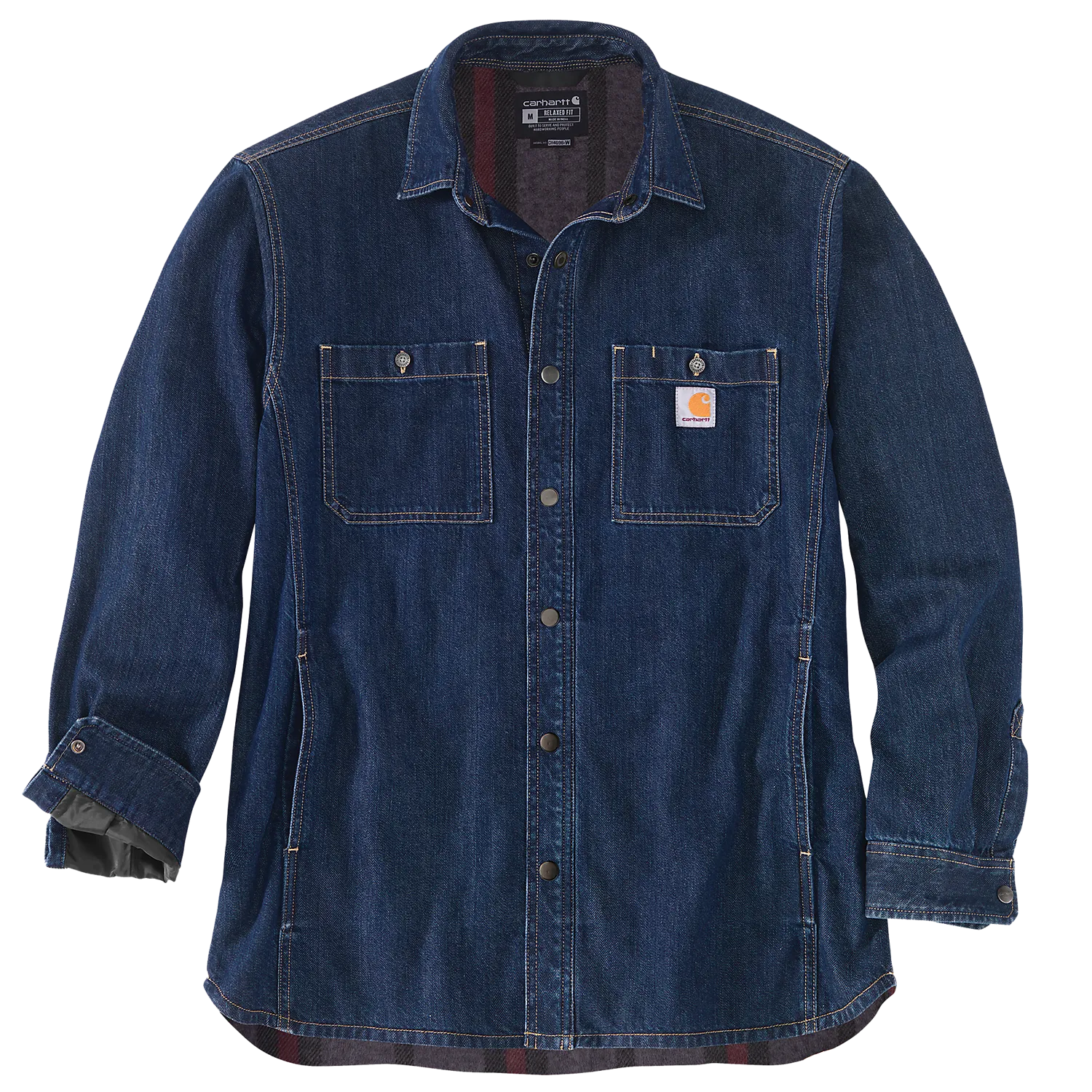 Carhartt Denim Fleece Shirt-Jac 105605
