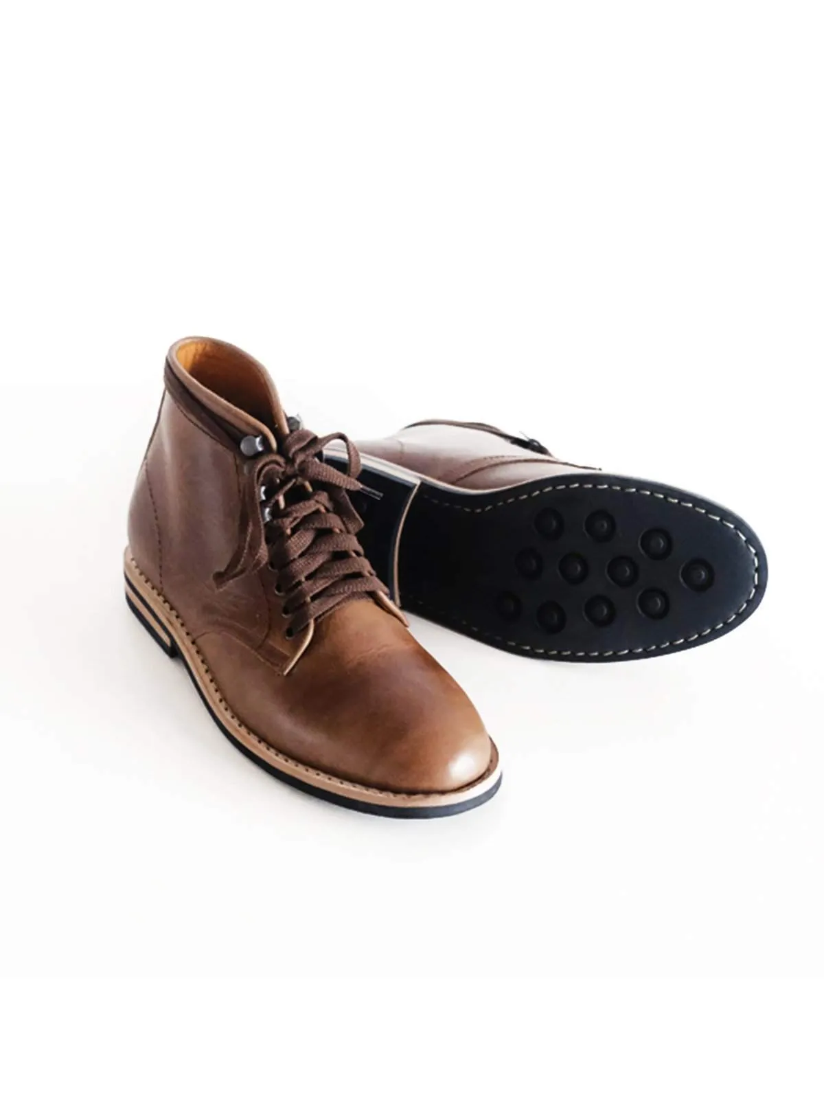 Chevalier Derby Boots Natural Chromexcel