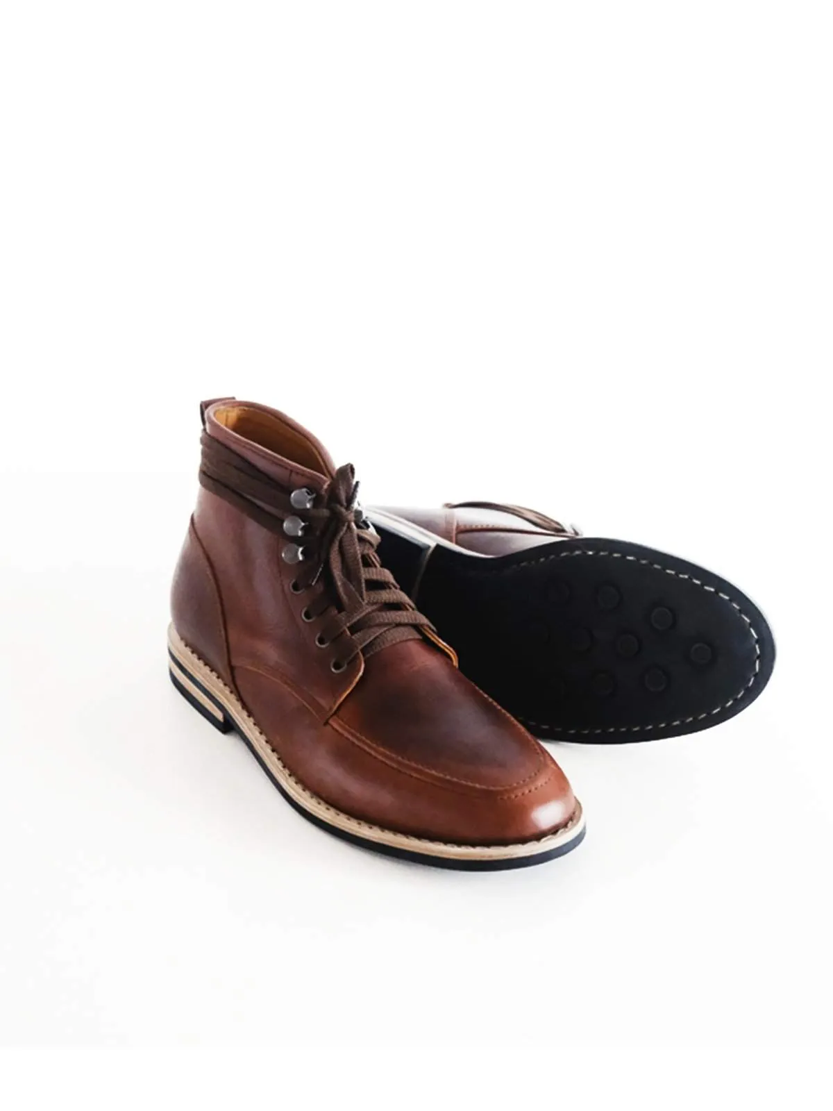 Chevalier Derby Moc Boots Brown Chromexcel