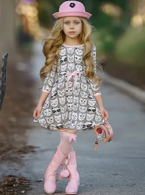 Classy Kitten Scoop Back Dress