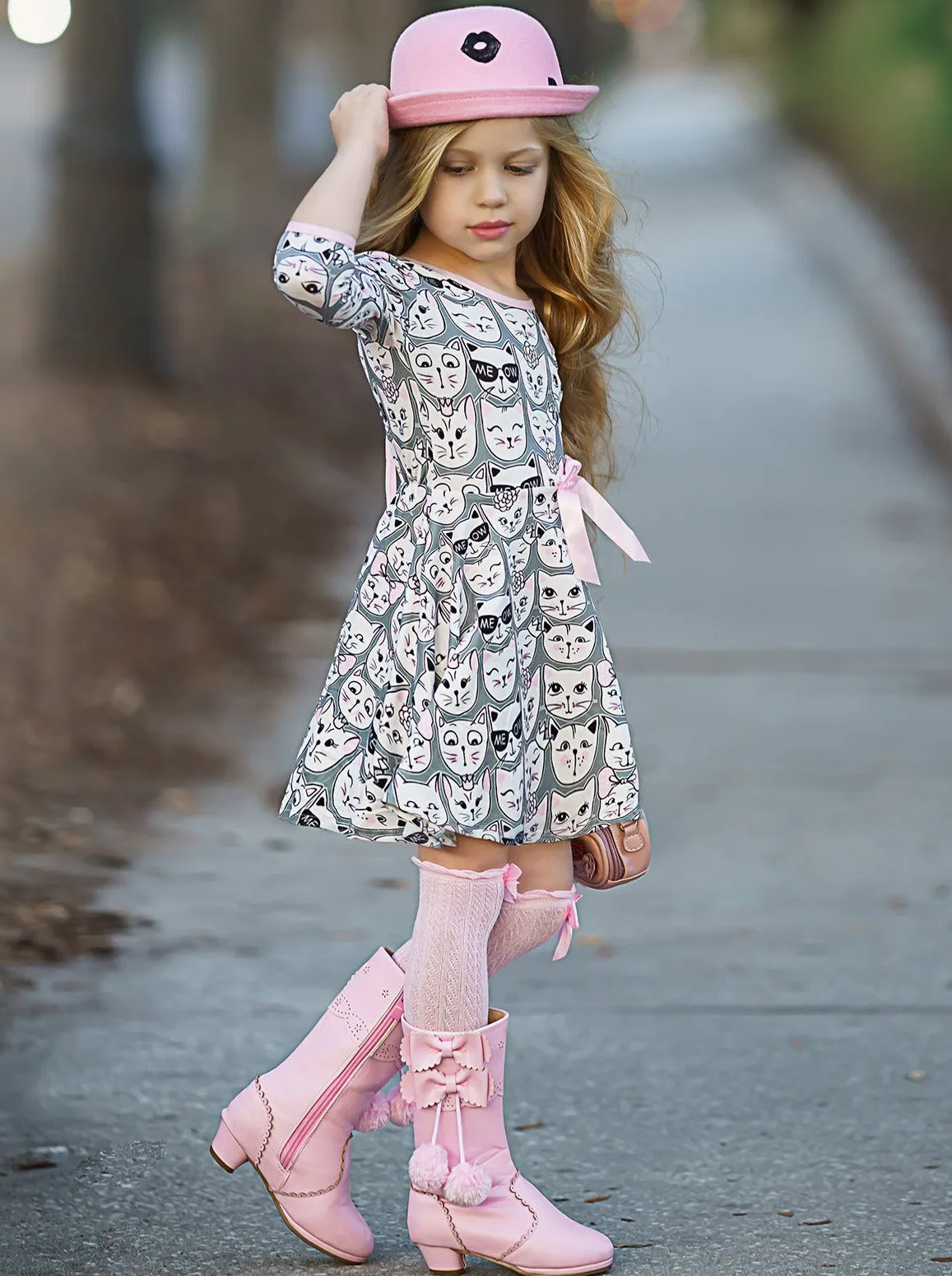 Classy Kitten Scoop Back Dress