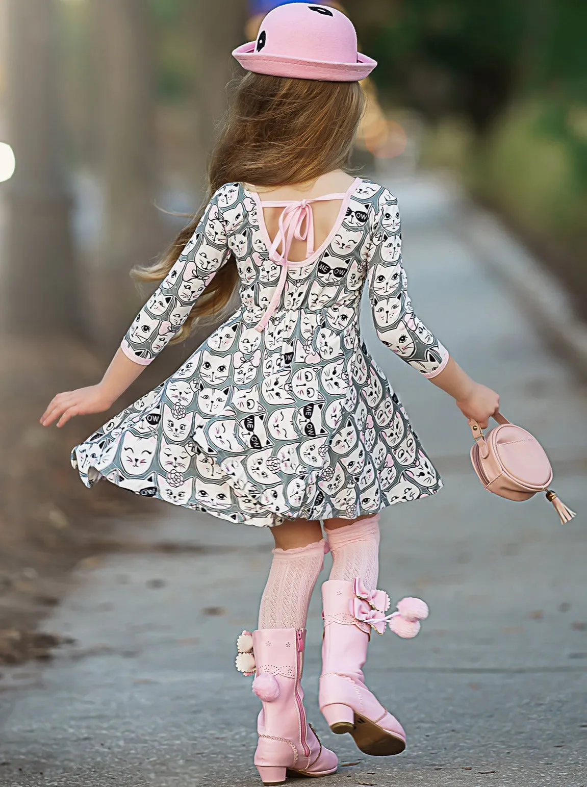Classy Kitten Scoop Back Dress