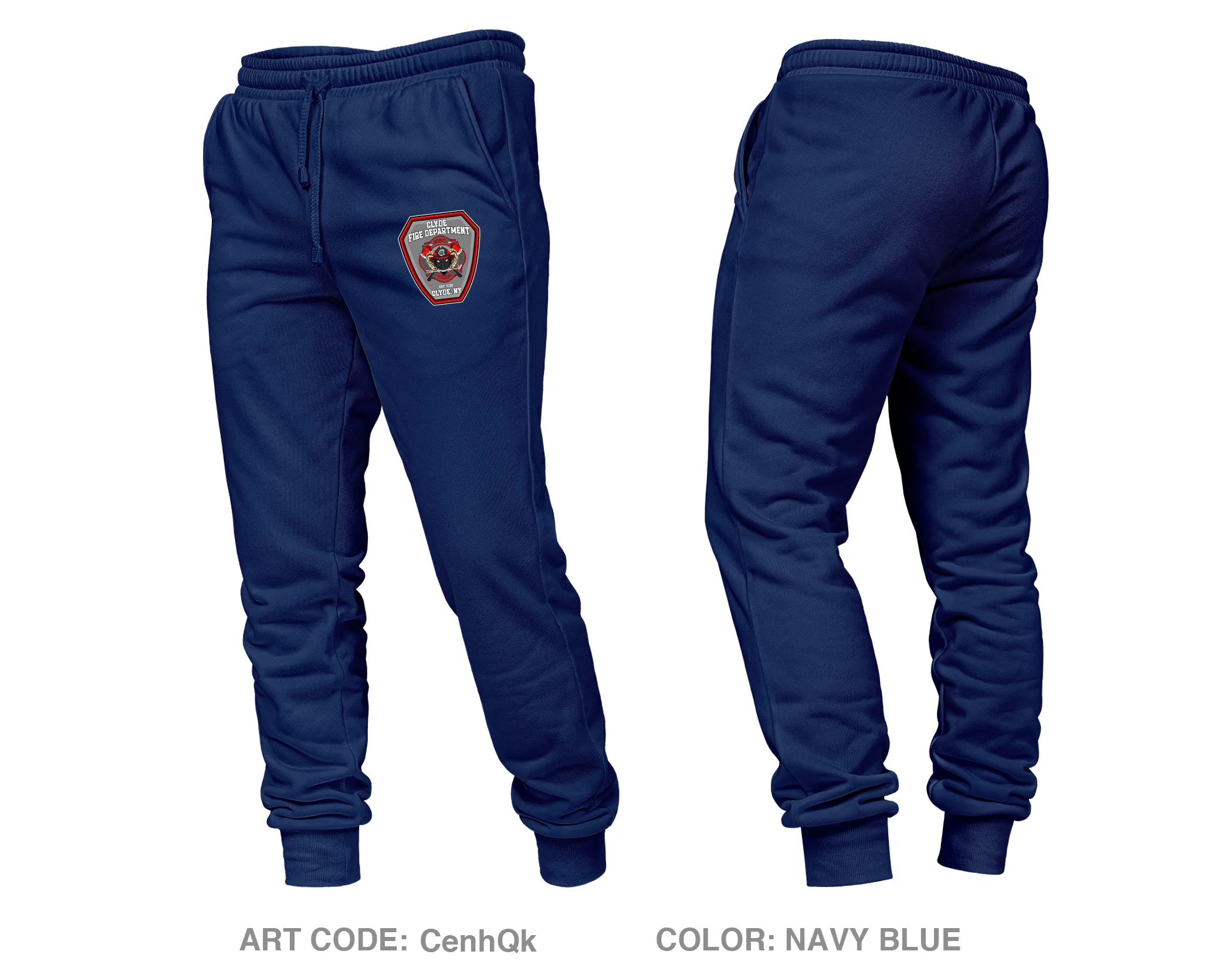 Clyde Fire Department Core Unisex Performance Joggers - CenhQk