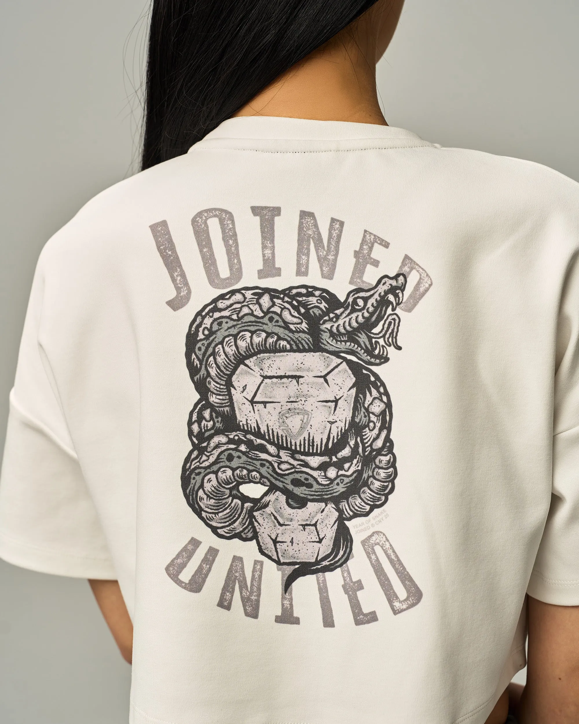 CNY Snake Oversized Crop Top
