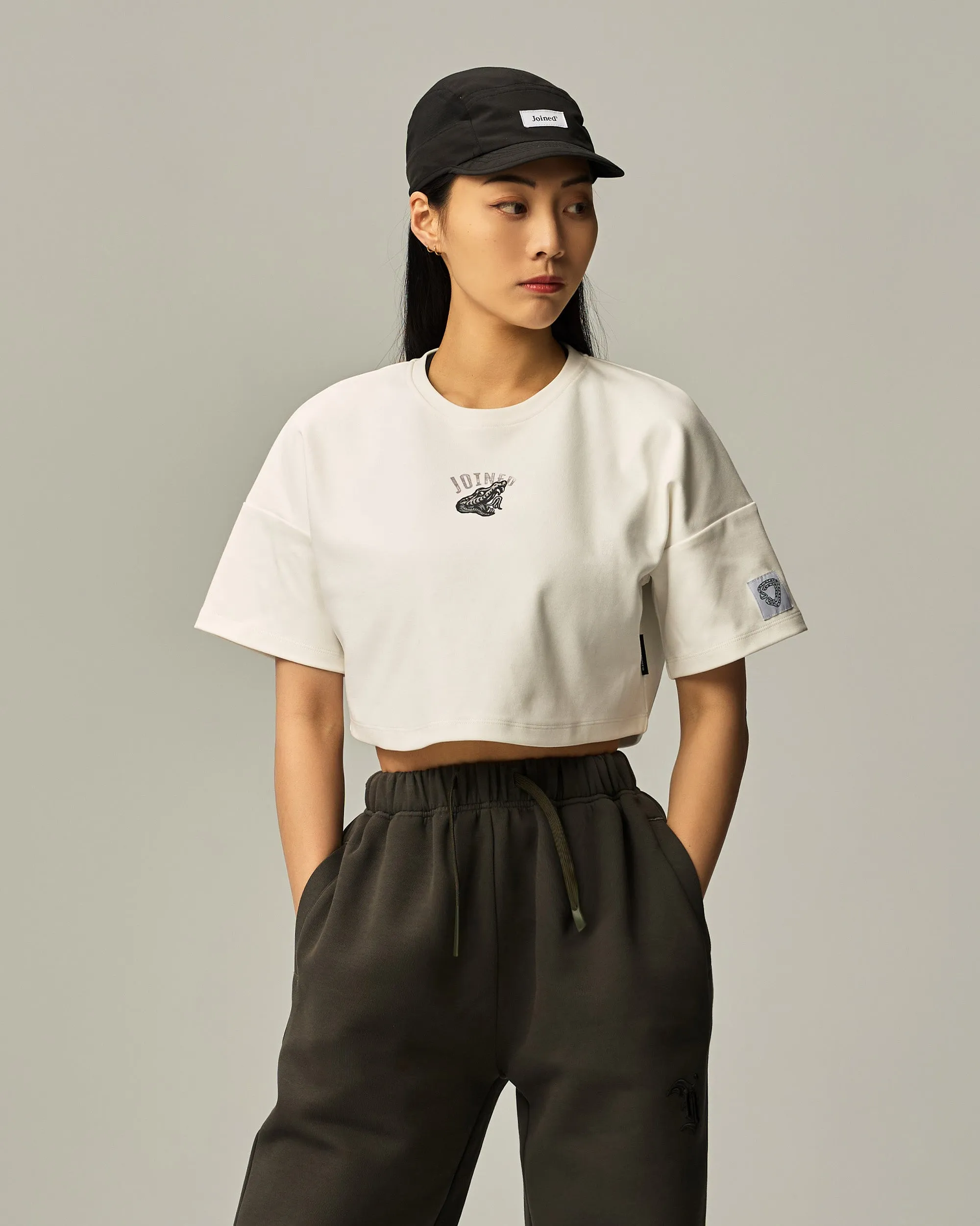CNY Snake Oversized Crop Top