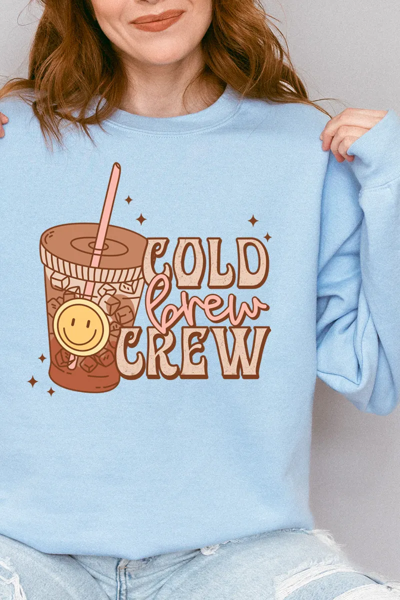 Cold Brew Crew Heavy-weight Crew Sweatshirt