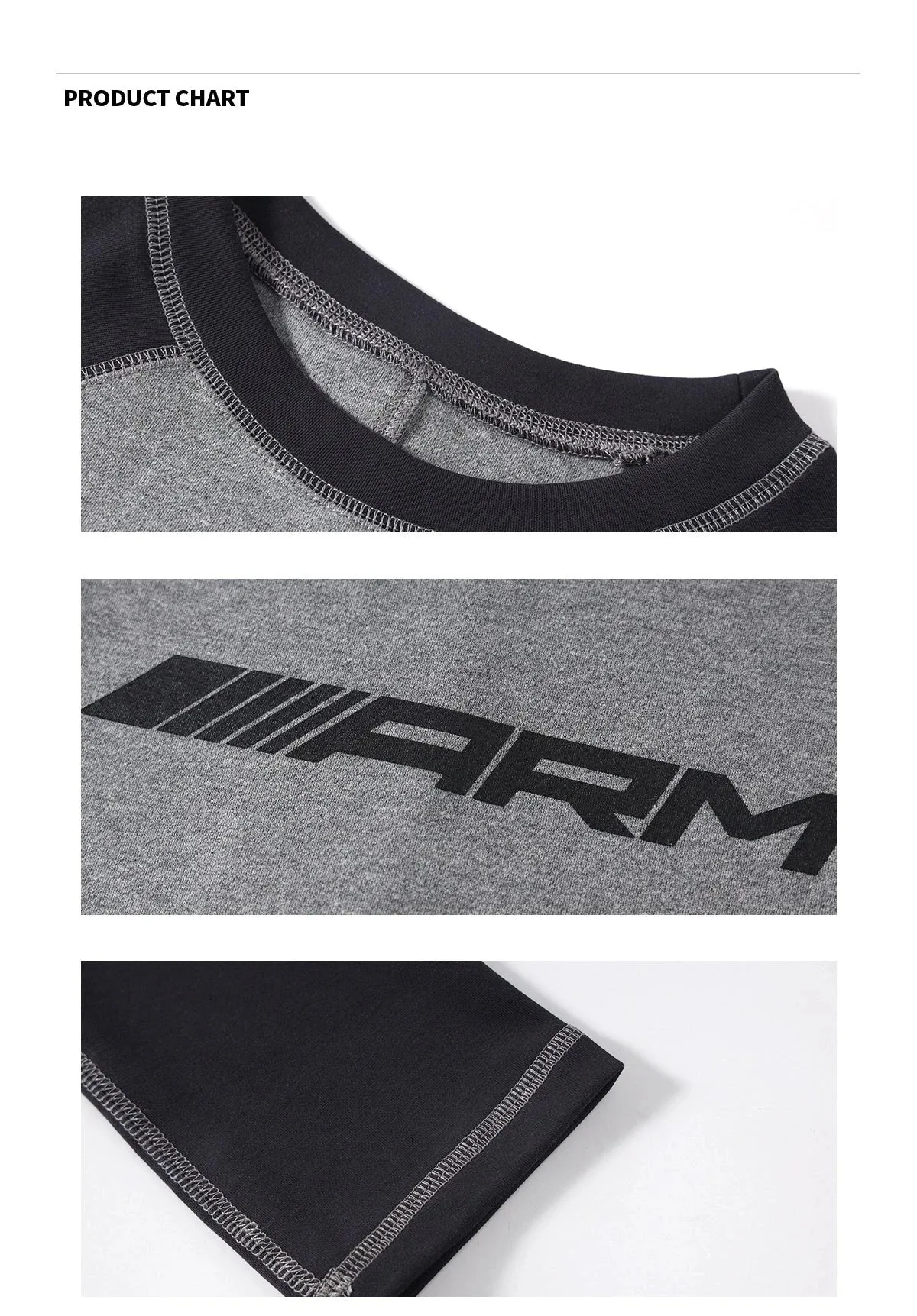 Contrast Piping Sporty Crew Neck Pullover