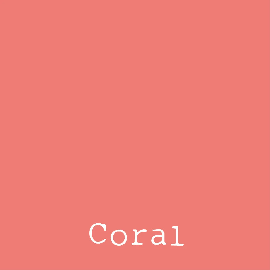 Coral - LUXE Solids Jersey Knit - 1/2 Metre