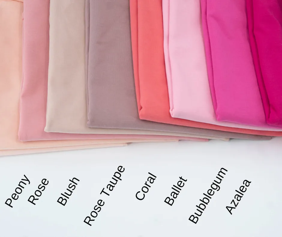 Coral - LUXE Solids Jersey Knit - 1/2 Metre