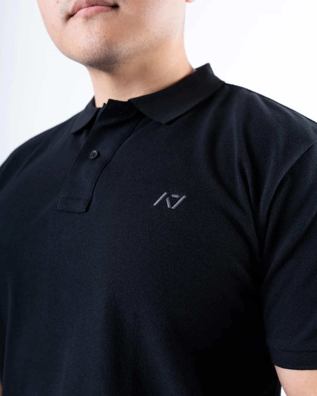 Cotton Polo - Black