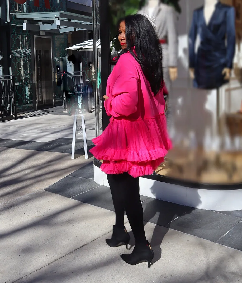 Créme de la Créme Hoodie Dress  PINK RESTOCKED