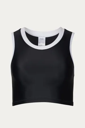 CROP SWIM TOP