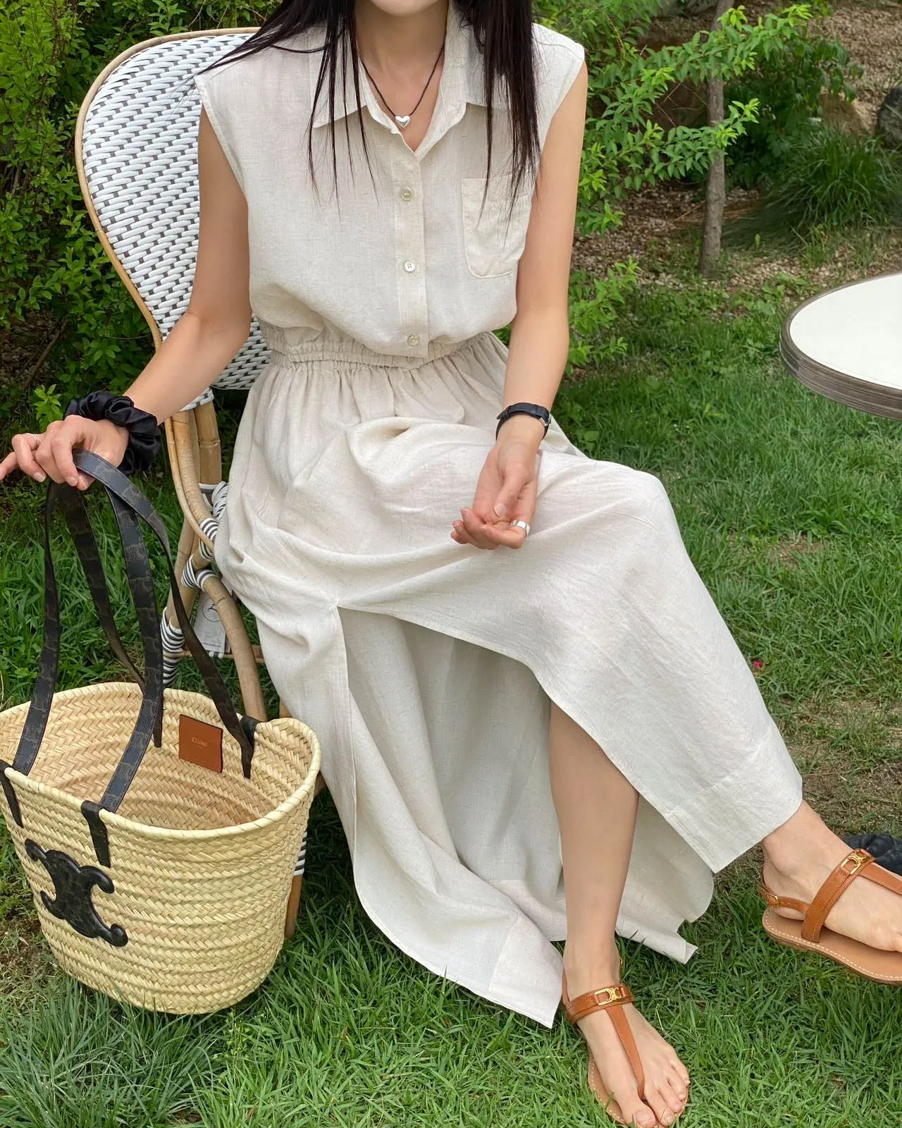 CRUZ LINEN SET BEIGE