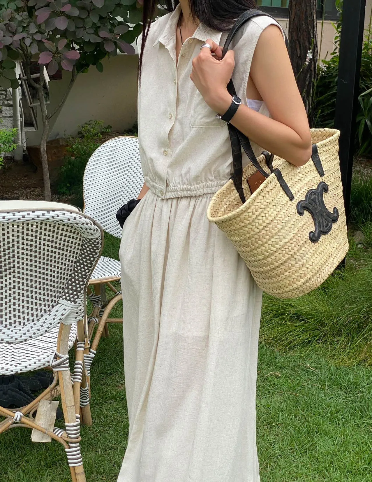 CRUZ LINEN SET BEIGE