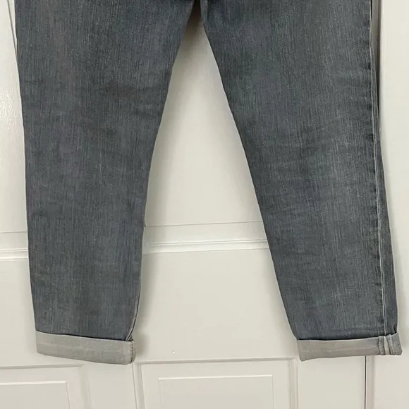 Current Elliott The Fling Jean 24 Boyfriend Bleached Out Navy Casual Comfy Boho