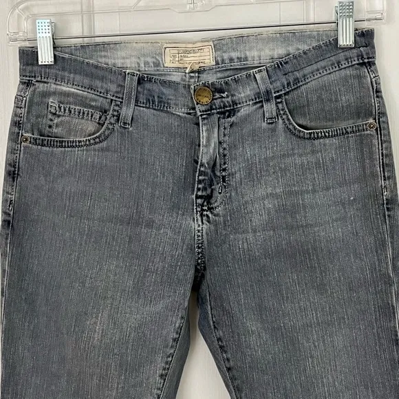 Current Elliott The Fling Jean 24 Boyfriend Bleached Out Navy Casual Comfy Boho