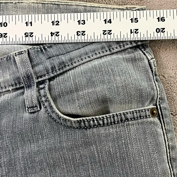 Current Elliott The Fling Jean 24 Boyfriend Bleached Out Navy Casual Comfy Boho