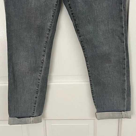 Current Elliott The Fling Jean 24 Boyfriend Bleached Out Navy Casual Comfy Boho