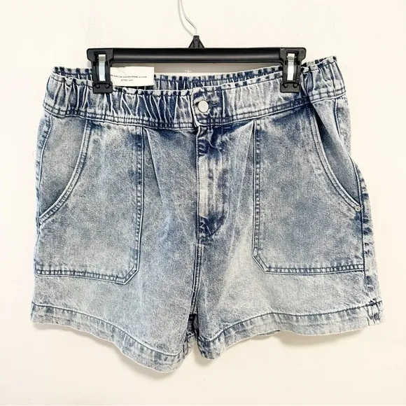 DL1961 NWT Laura Elastic High Waist Denim Shorts