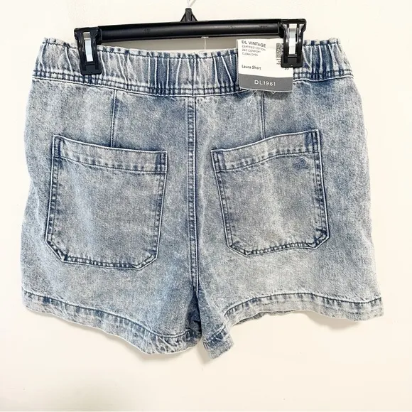 DL1961 NWT Laura Elastic High Waist Denim Shorts