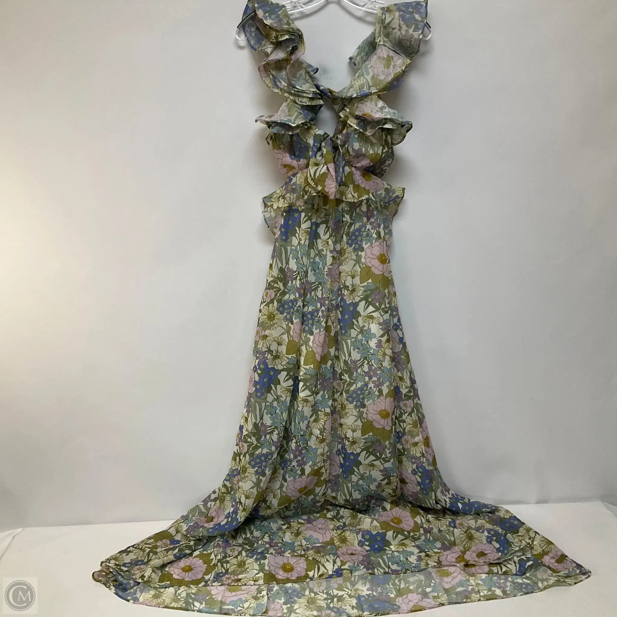 Dress Casual Maxi By Cmc In Floral Print, Size: M
