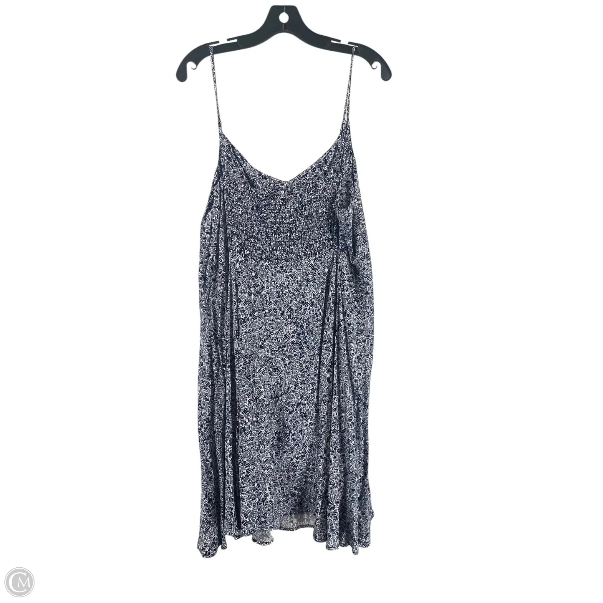 Dress Casual Midi By Old Navy In Navy, Size: Xxl