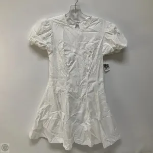 Dress Casual Short By Maeve In White, Size: Xxs