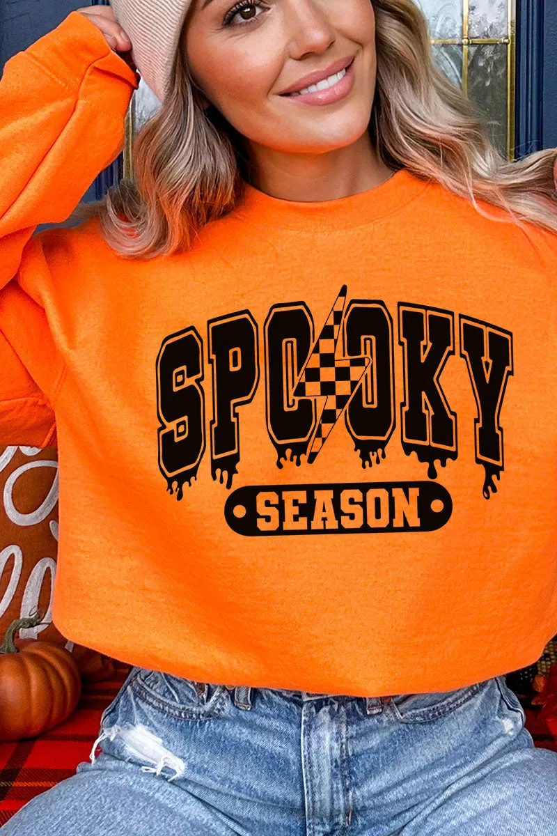 Drippy Spooky Season Heavy-weight Crew Sweatshirt