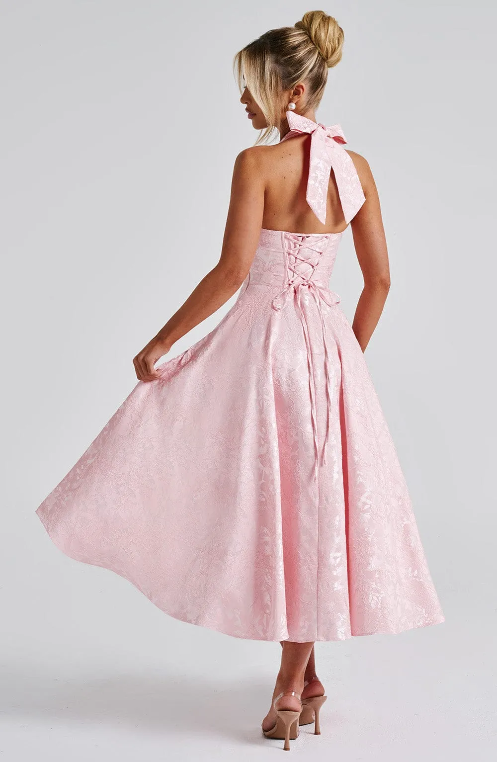 Effie Midi Dress - Blush