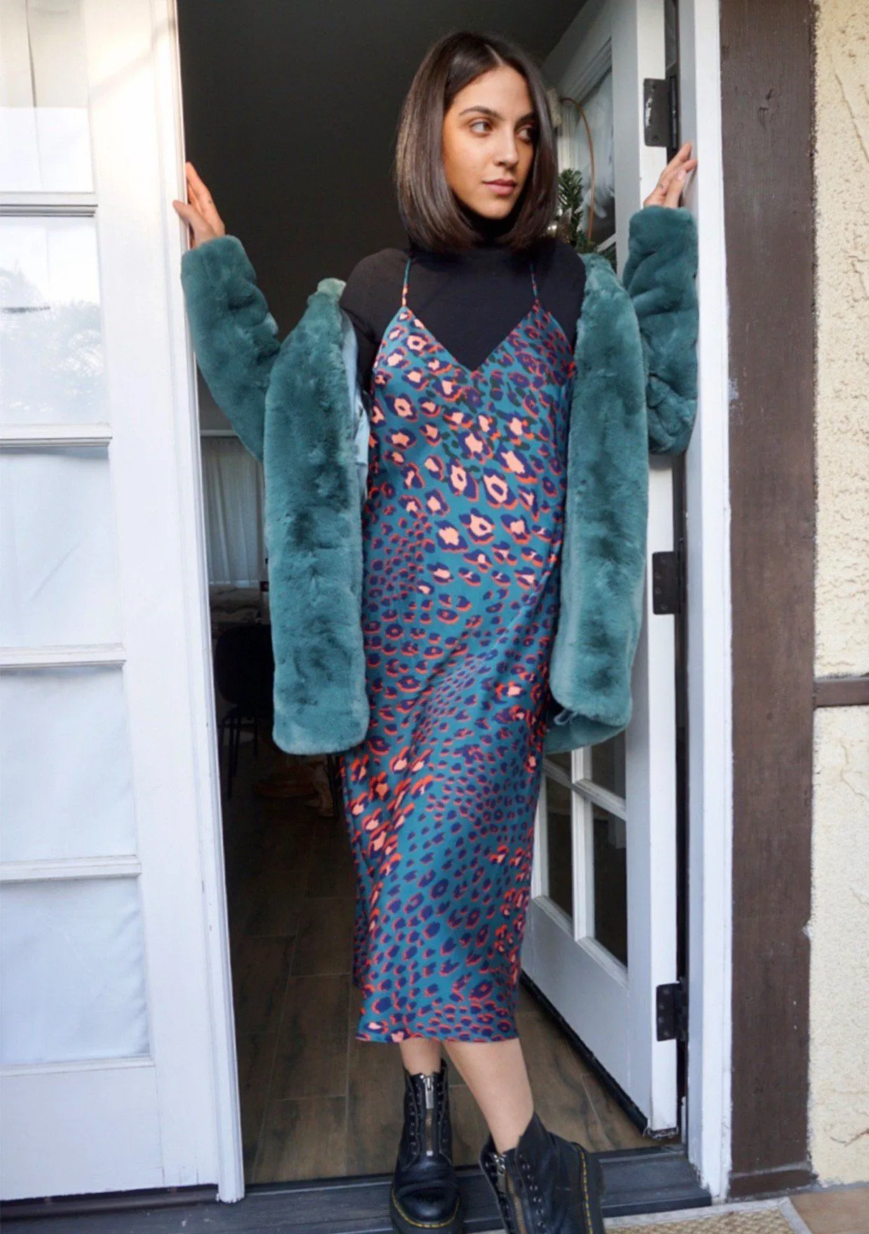 Electric Feel Faux Fur Coat