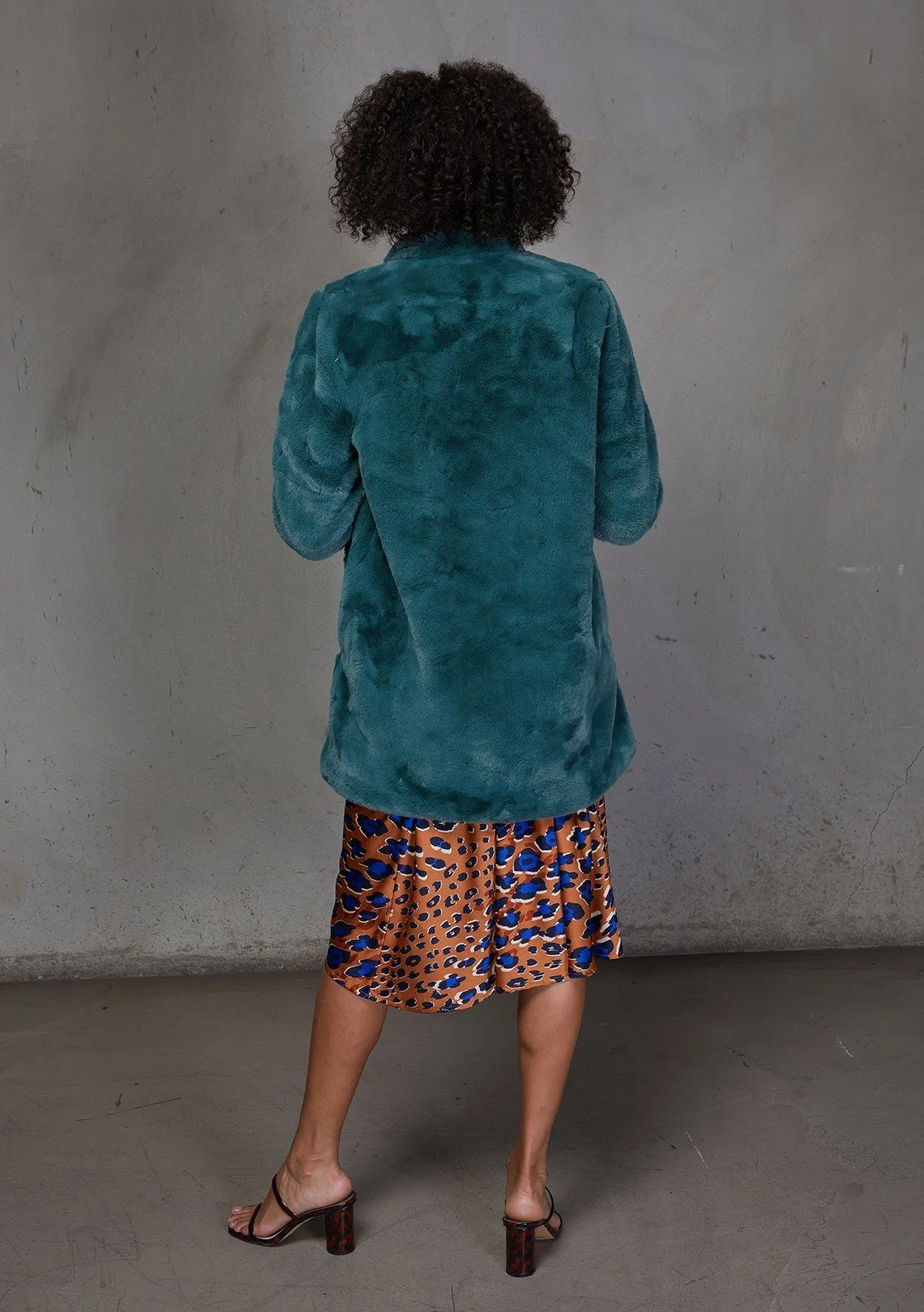 Electric Feel Faux Fur Coat
