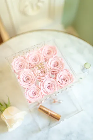 Everlasting Roses- Custom 9 Roses with drawer